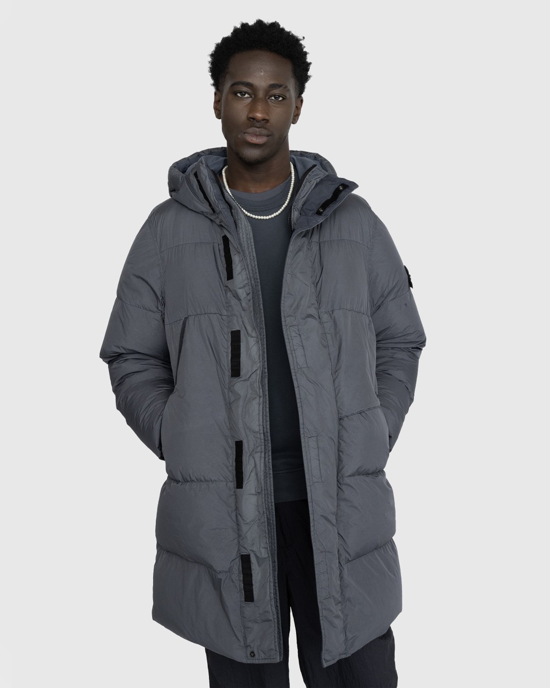 Long stone island coat sale